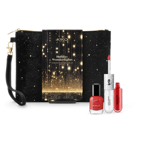 Conjunto Presente Lábios e Mãos Exclusivo Vermelho