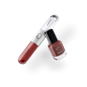 Conjunto Presente Lábios e Mãos Borgonha Deluxe