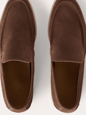 Mocassim Loafer Masculino Ecensse Azul Marrom Royal