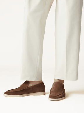 Mocassim Loafer Masculino Ecensse Azul Marrom Royal